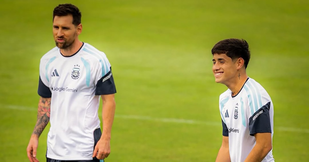 Entrenamiento de la selección argentina en el Mundial 2026