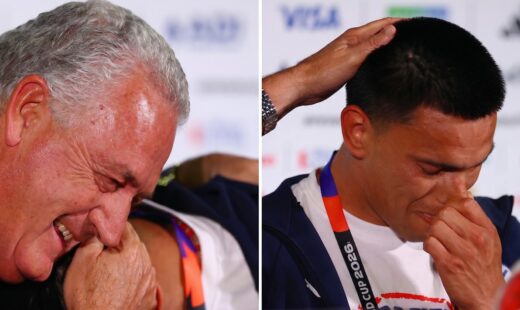LA REACCIÓN DE ALFARO CUANDO UN JUGADOR DE PARAGUAY SE EMOCIONÓ EN LA PREVIA DEL DEBUT DEL MUNDIAL: “ES LO QUE SENTIMOS…