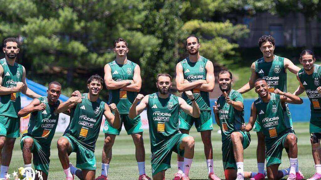 Entrenamiento de la selección de Argelia antes del Mundial 2026
