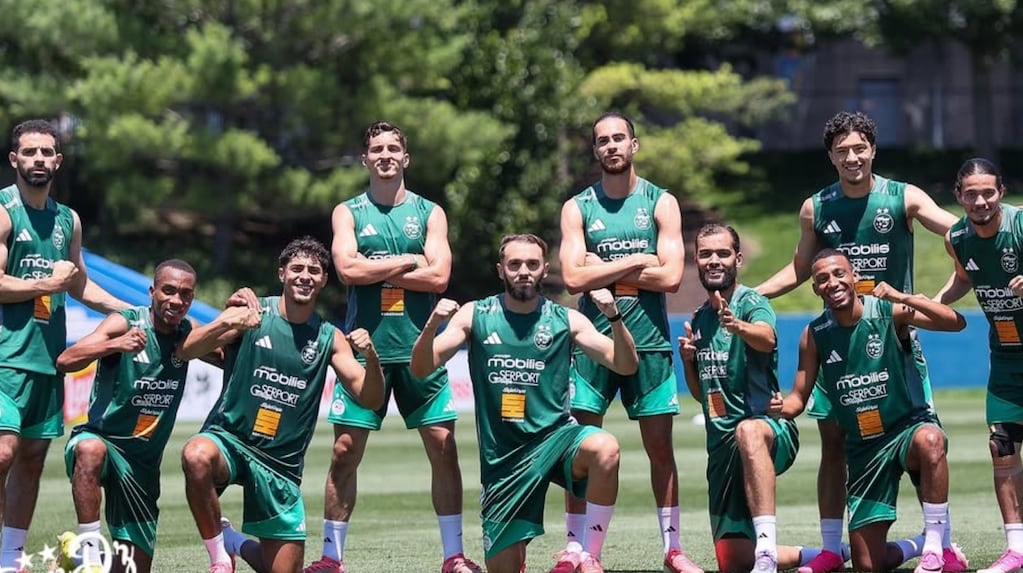 Entrenamiento de la selección de Argelia antes del Mundial 2026