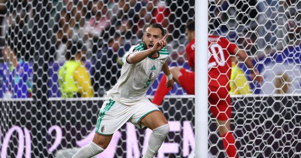 Jugadores de Argelia celebran su victoria sobre Jordania en el Mundial 2026