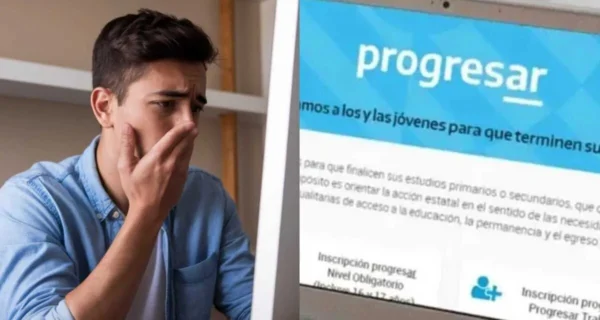 Estudiantes revisando solicitudes de Becas Progresar