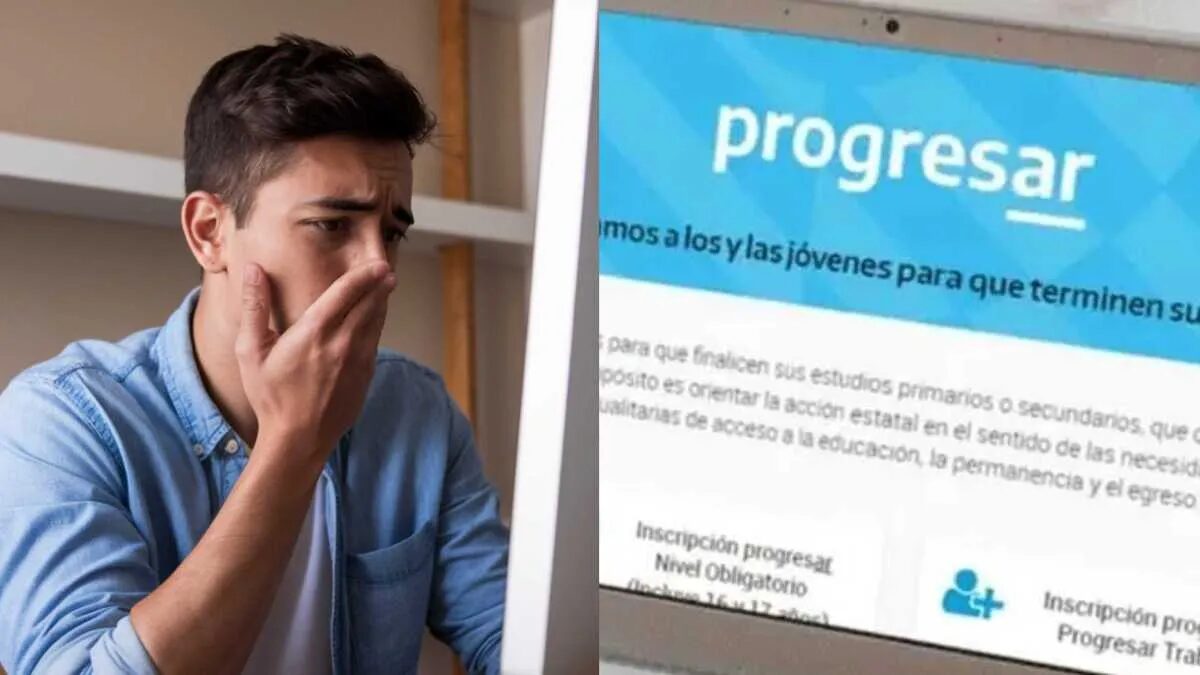 Estudiantes revisando solicitudes de Becas Progresar