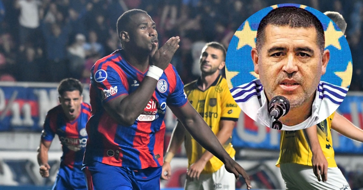 Jhohan Romaña en un partido con San Lorenzo