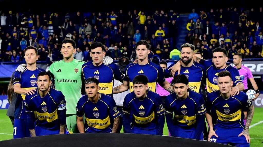 Boca Juniors en un partido amistoso