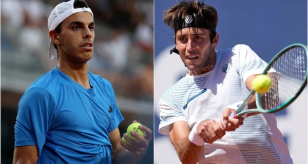 Francisco Cerúndolo y Tomás Etcheverry en Wimbledon 2026