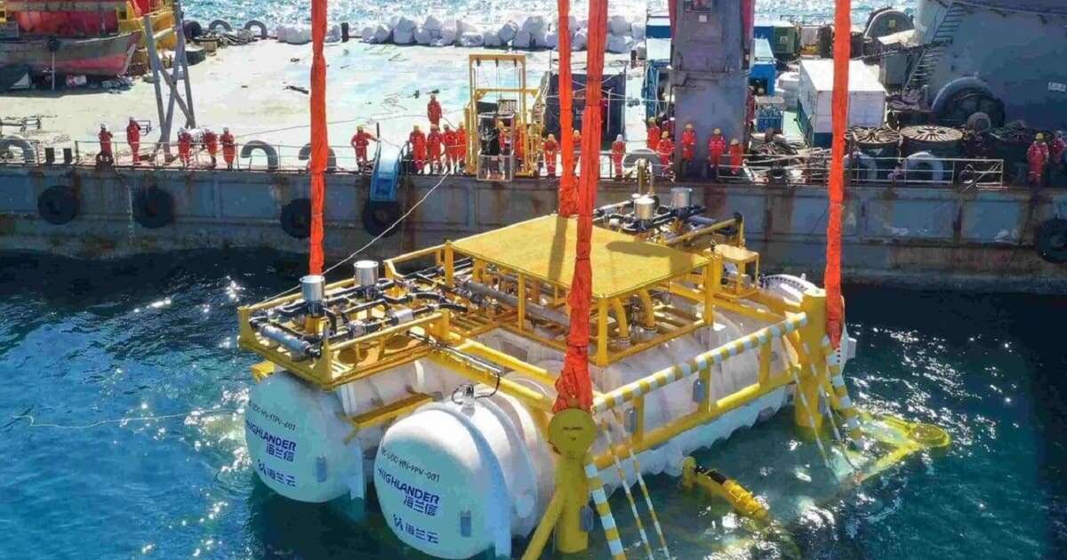 Centro de datos submarino en China