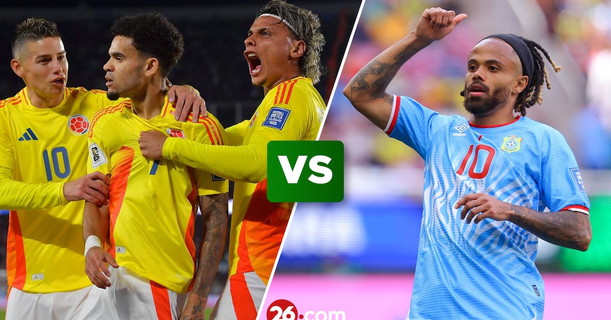 Colombia vs RD Congo en el Mundial 2026