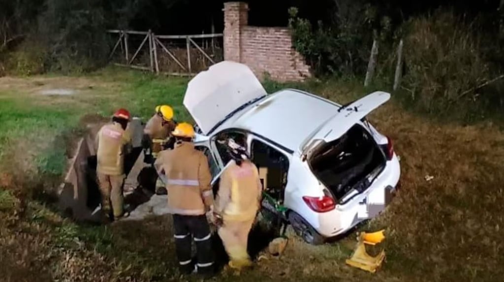 Accidente automovilístico en Córdoba por explosión de celular
