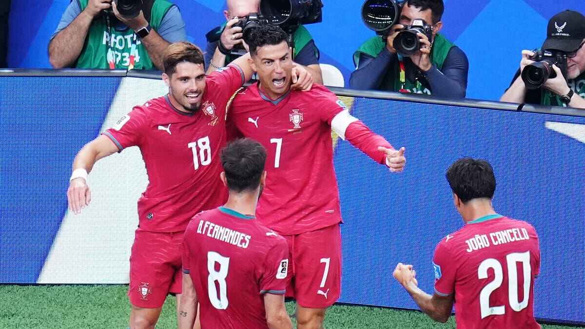Cristiano Ronaldo celebra un gol durante el partido entre Portugal y Uzbekistán en el Mundial 2026