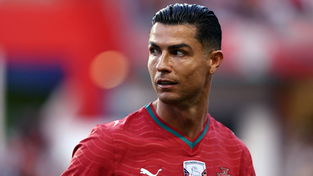 Cristiano Ronaldo celebrando un gol en el Mundial