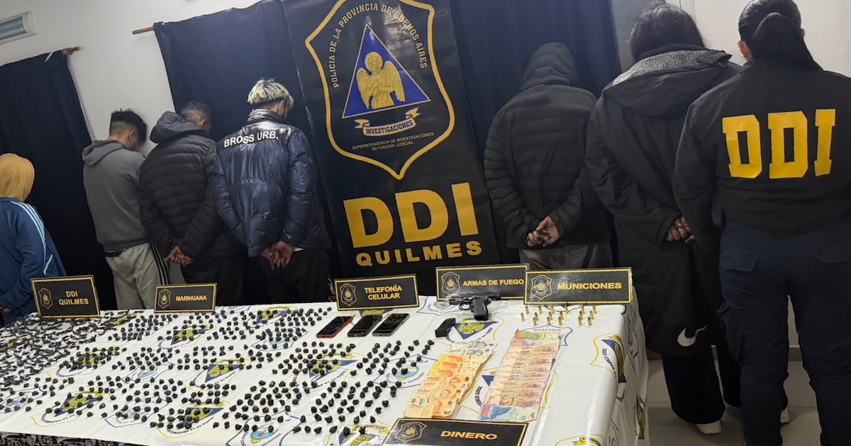Operativo policial en Florencio Varela contra extorsionadores