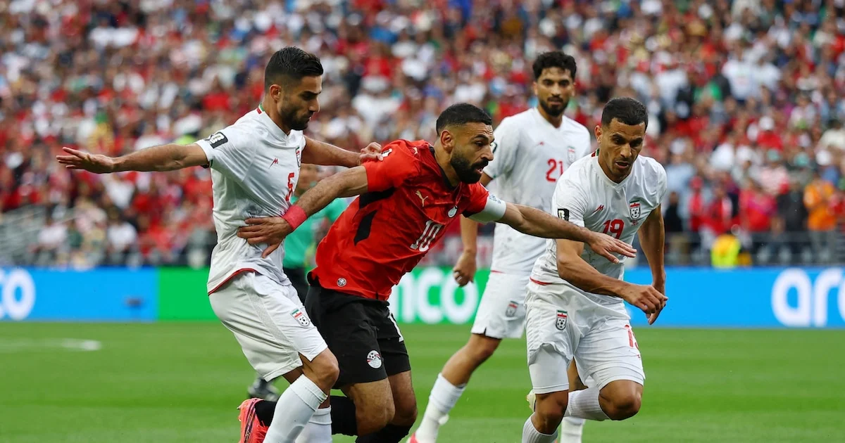 Celebración de la selección de Egipto tras empatar con Irán en el Mundial 2026