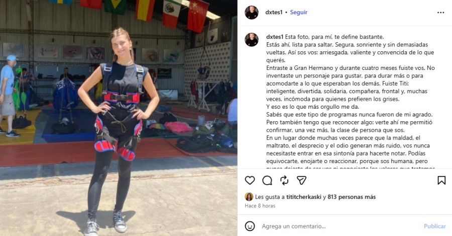 El padre de Titi Tcherkaski critica fuertemente a Gran Hermano tras la eliminación de su hija