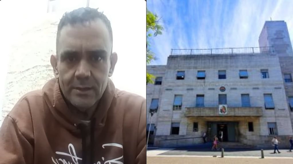 Imagen del expolicía Juan Martín Rebollo en la Alcaldía de Concordia