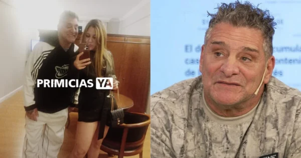 El Turco García y Melisa Anzoátegui en una cena en Palermo