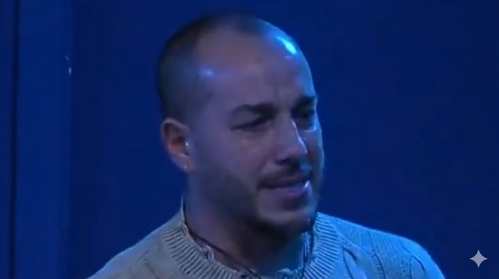 Emanuel Di Gioia durante su emotivo relato en Gran Hermano 2026