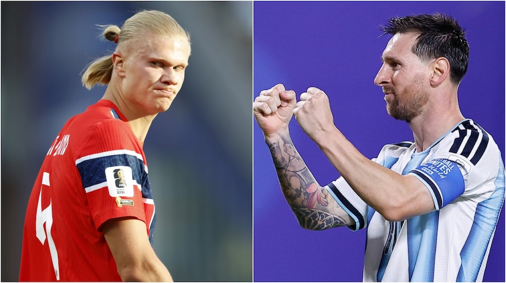 Erling Haaland y Lionel Messi en el Mundial 2026