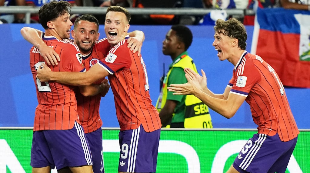 Celebración del gol de Escocia en el Mundial 2026