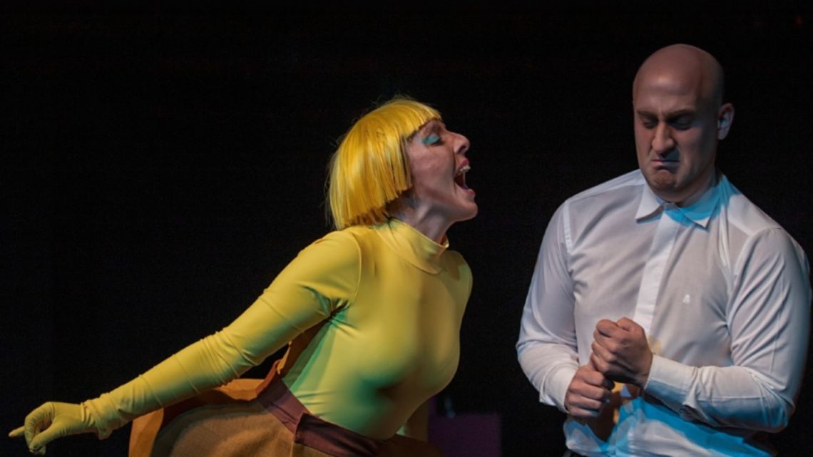 Escena de la obra Querencio en el Teatro Belisario
