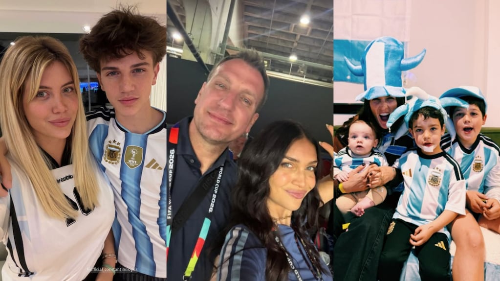 Celebración de famosos argentinos tras la victoria de la selección en el Mundial 2026