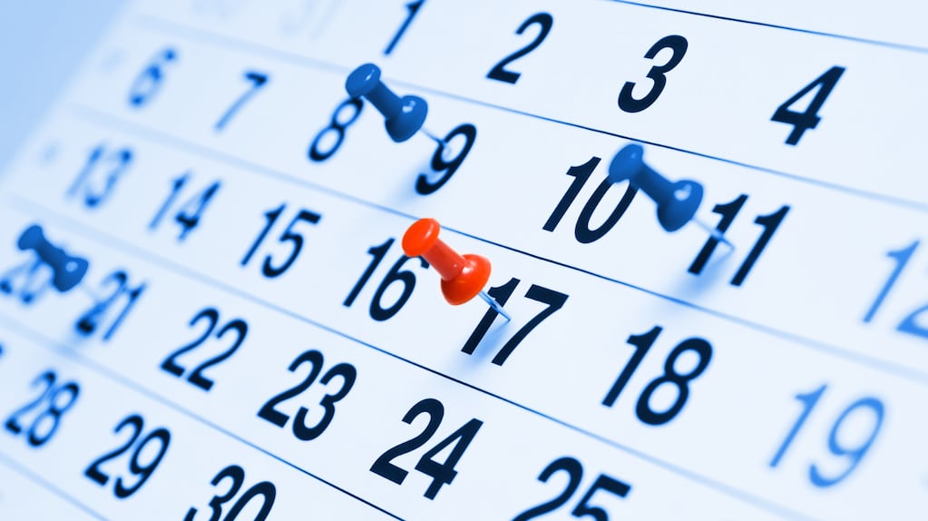 Calendario 2026 con feriados en Argentina
