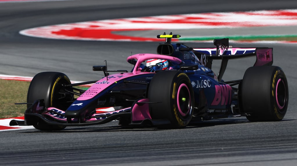 Franco Colapinto en el GP de Barcelona