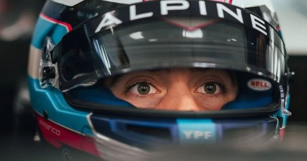 Franco Colapinto en acción durante una carrera de Fórmula 1