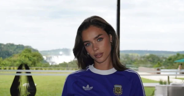 Giulia Ciancio, modelo italiana y novia de Leonardo Balerdi, en el Mundial 2026