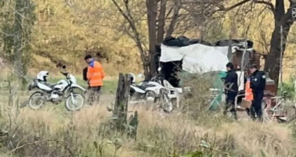 Mujer herida en un refugio en La Pampa