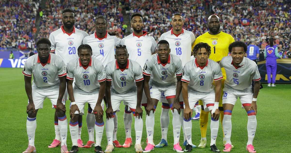 Jugadores de la selección de Haití en el Mundial 2026