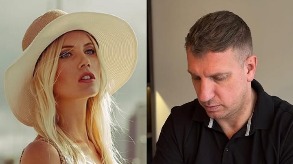 Daniela Christiansson y Maxi López en Buenos Aires