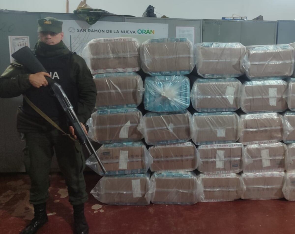 Incautan más de mil kilos de hojas de coca y 22 mil paquetes de cigarrillos en Salta