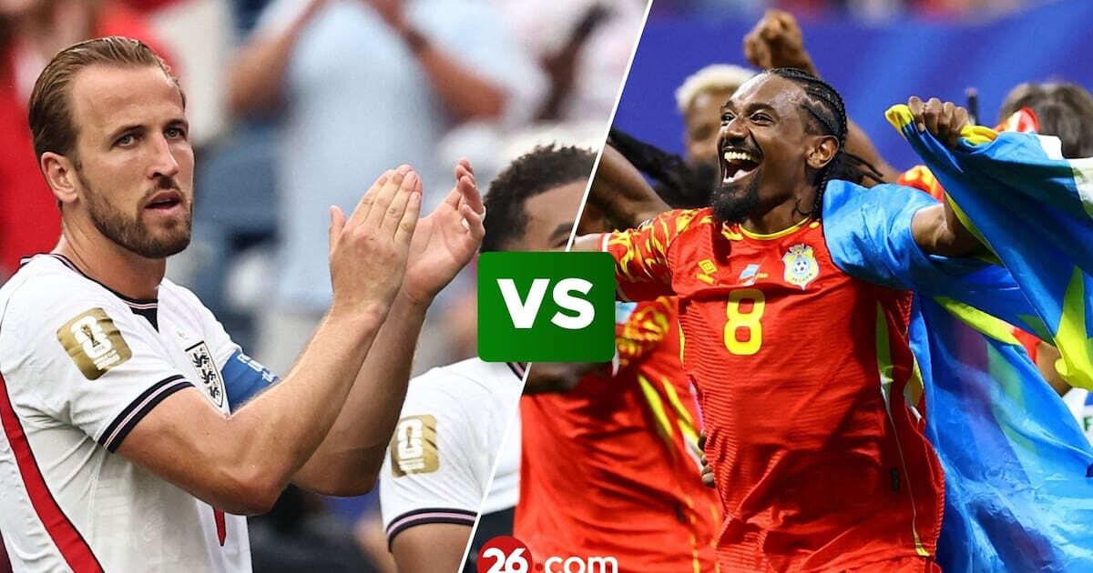 Partido entre Inglaterra y RD Congo en el Mundial 2026