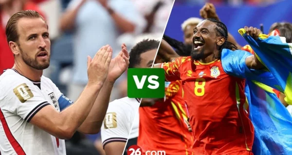 Partido entre Inglaterra y RD Congo en el Mundial 2026