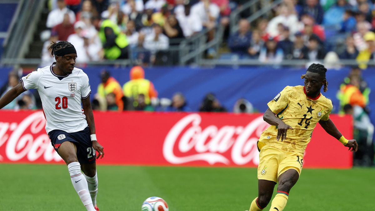Partido entre Inglaterra y Ghana en el Mundial 2026