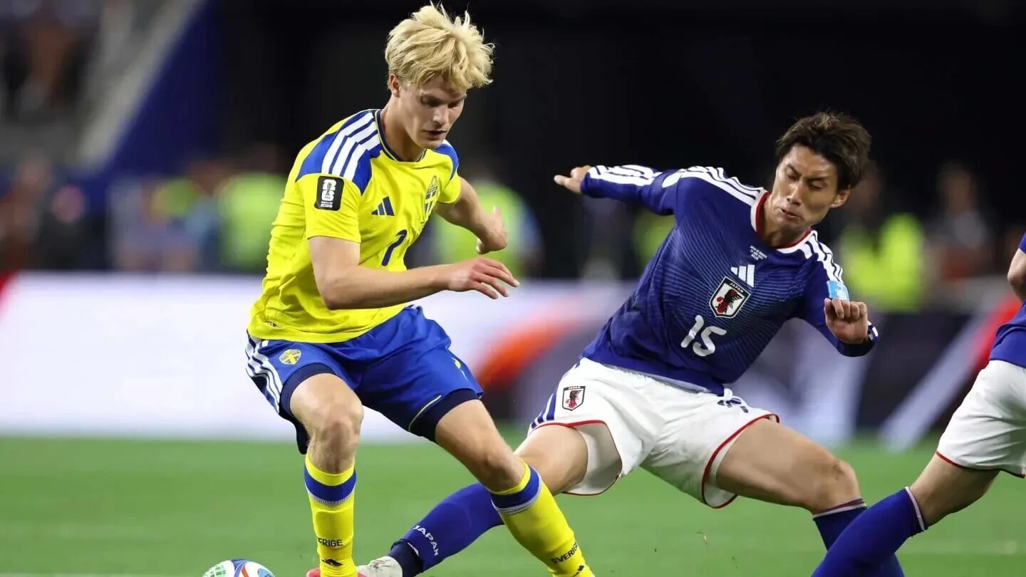 Partido entre Japón y Suecia en el Mundial 2026