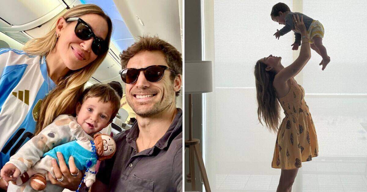 Jimena Barón y su familia viajando a Miami para el Mundial 2026