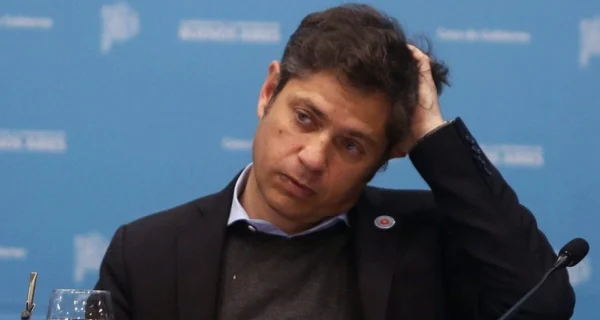 Axel Kicillof en un encuentro virtual con dirigentes peronistas