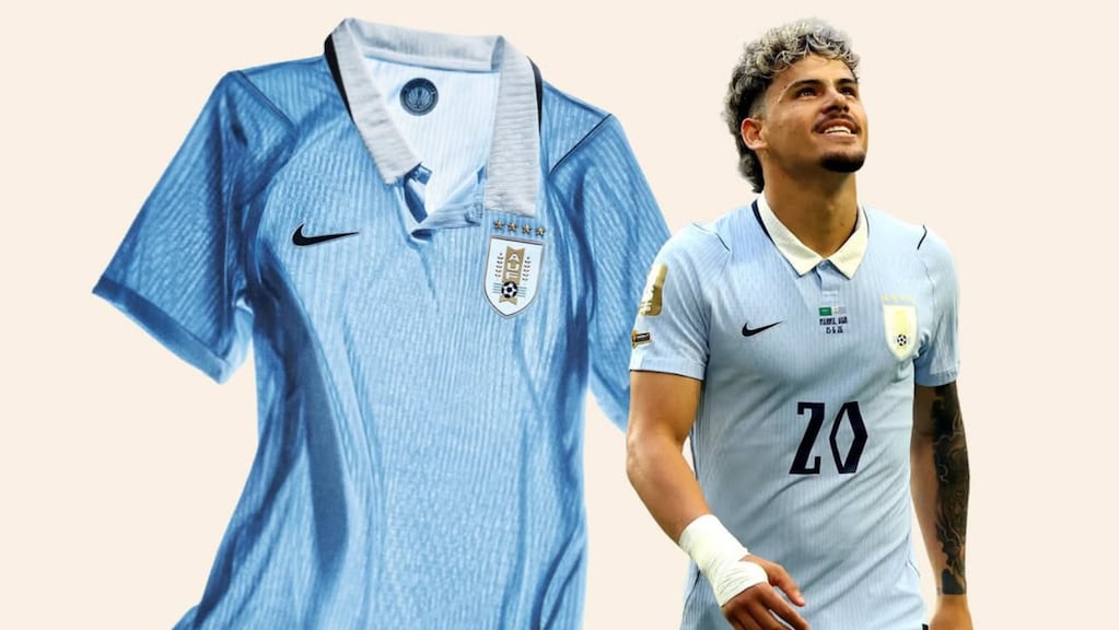 Camiseta de la selección uruguaya para el Mundial 2026