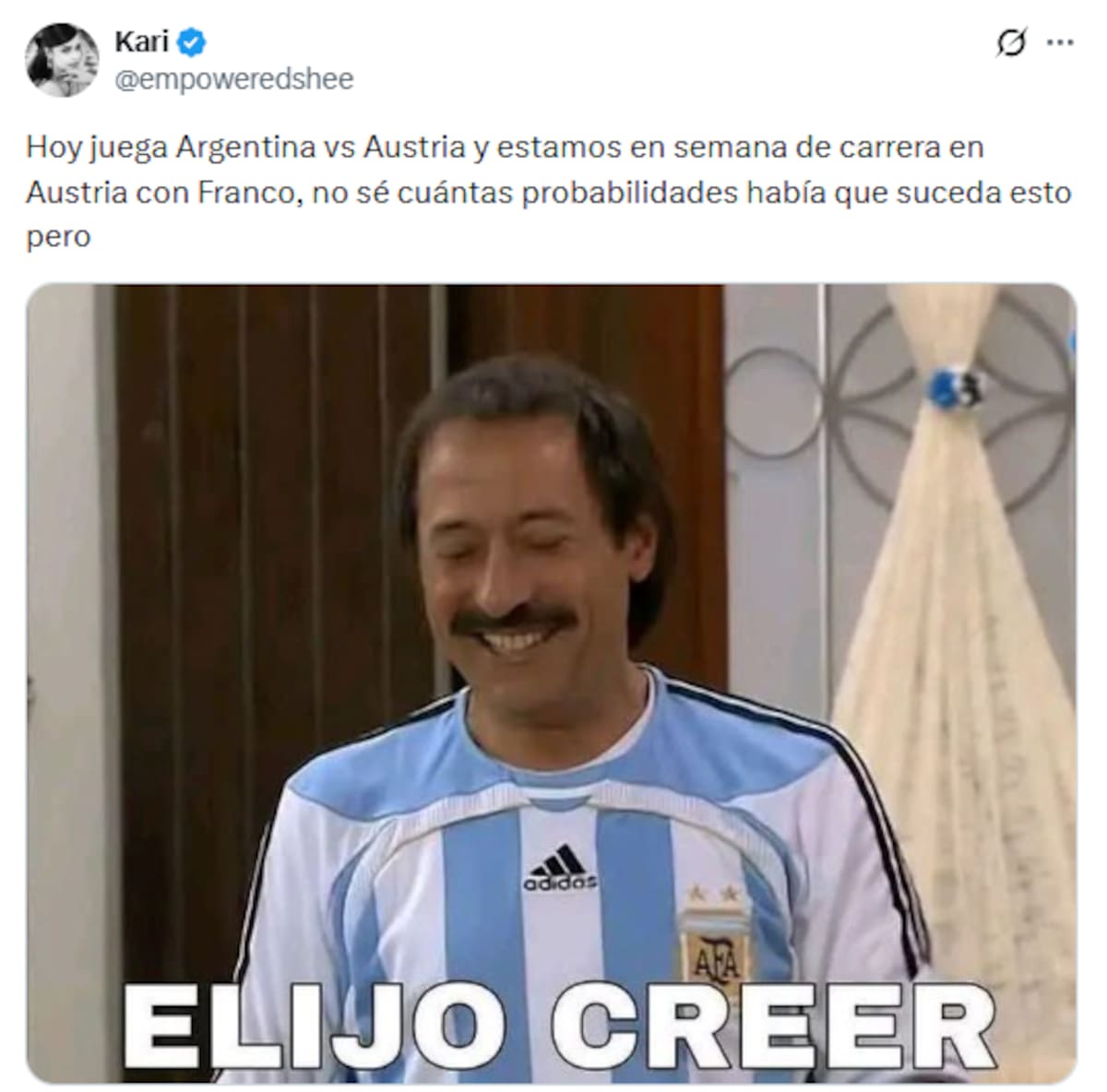 La creatividad de los hinchas argentinos se desata en memes antes del partido contra Austria