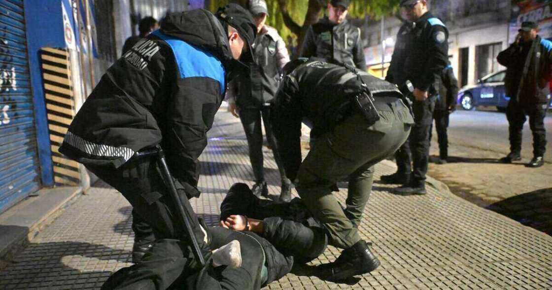 Protesta contra trapitos en Buenos Aires