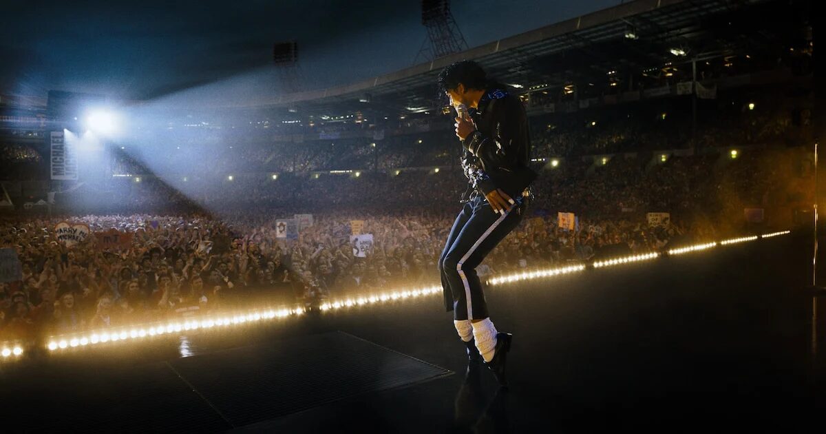 Cartel de la película 'Michael' que muestra a Jaafar Jackson como Michael Jackson