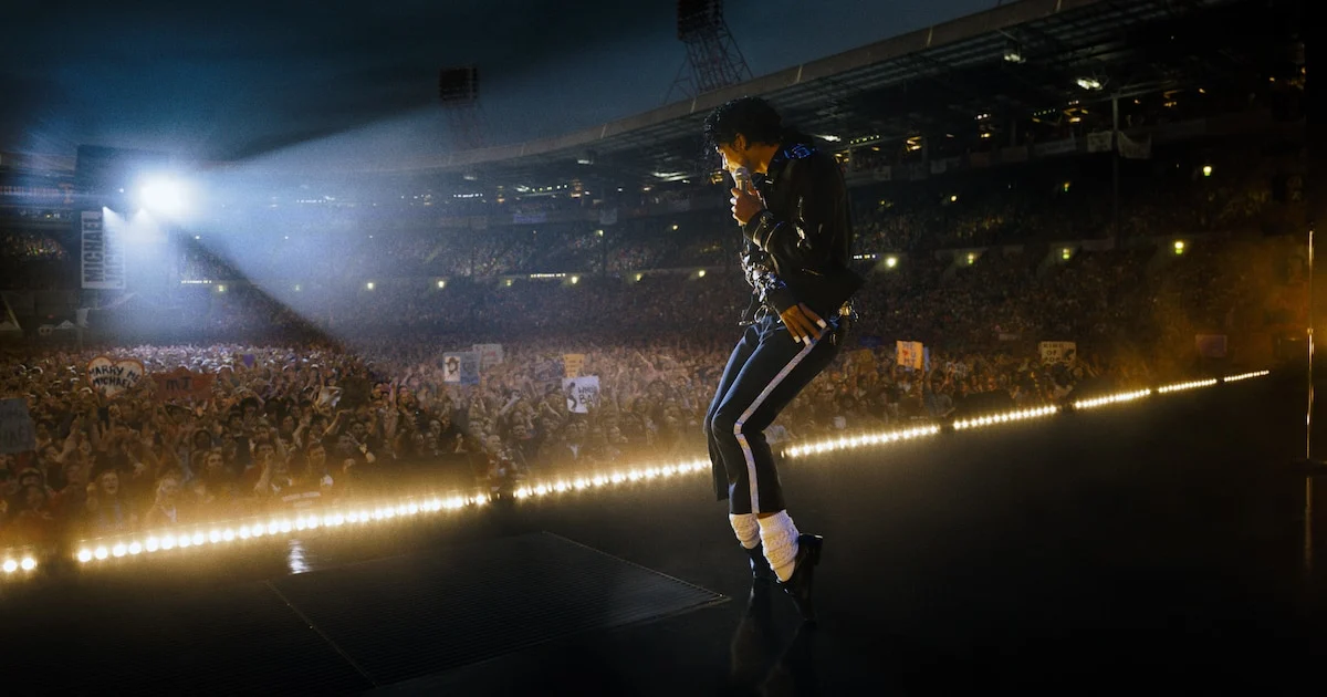 Cartel de la película 'Michael' que muestra a Jaafar Jackson como Michael Jackson