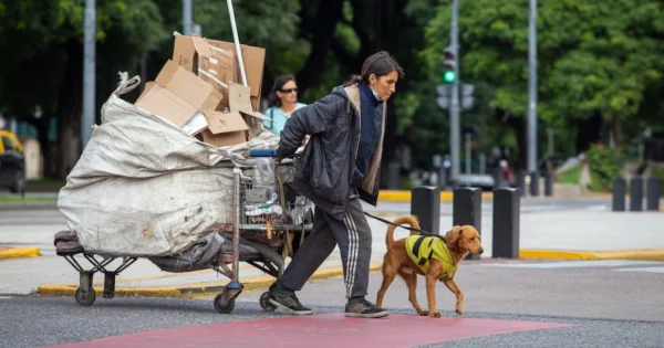 Gráfico que muestra el aumento de la pobreza en Buenos Aires