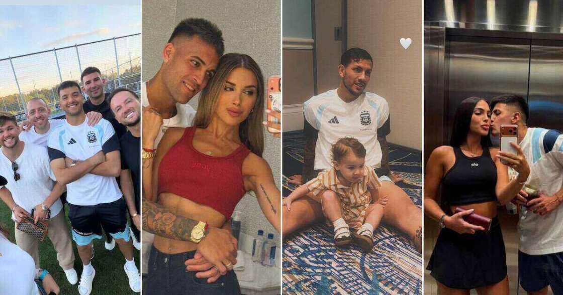Jugadores de la selección argentina disfrutando de un día libre con sus familias tras el triunfo en el Mundial 2026