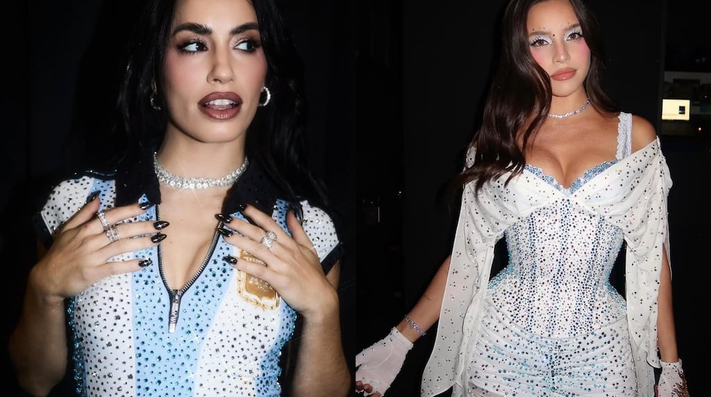 Lali Espósito y Emilia Mernes con looks celestes y blancos en el Mundial 2026