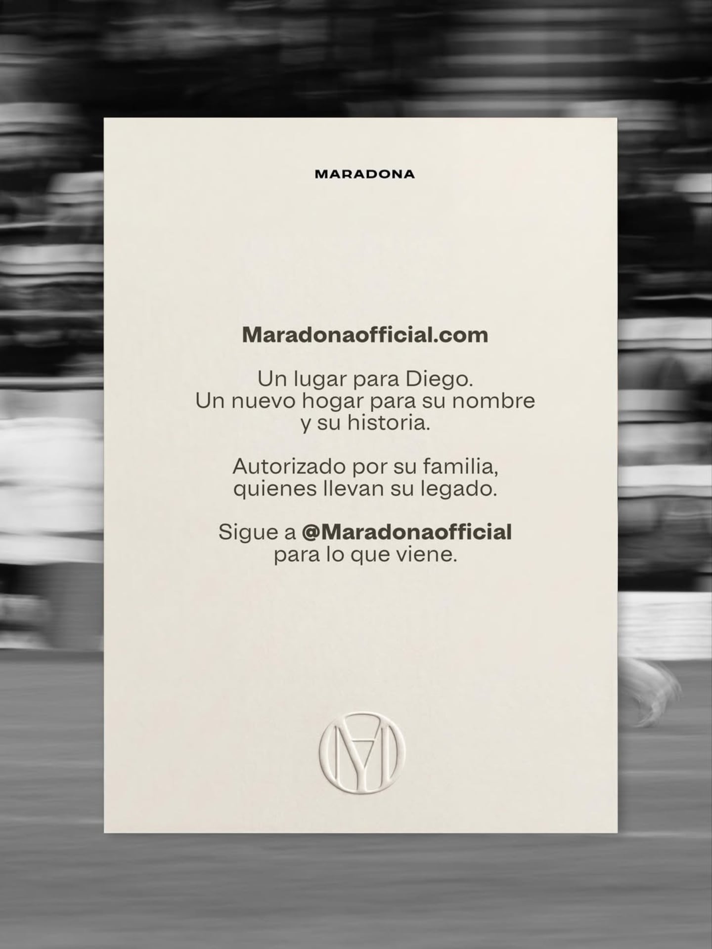 Lanzan la primera marca de moda oficial de Diego Maradona con el aval de su familia