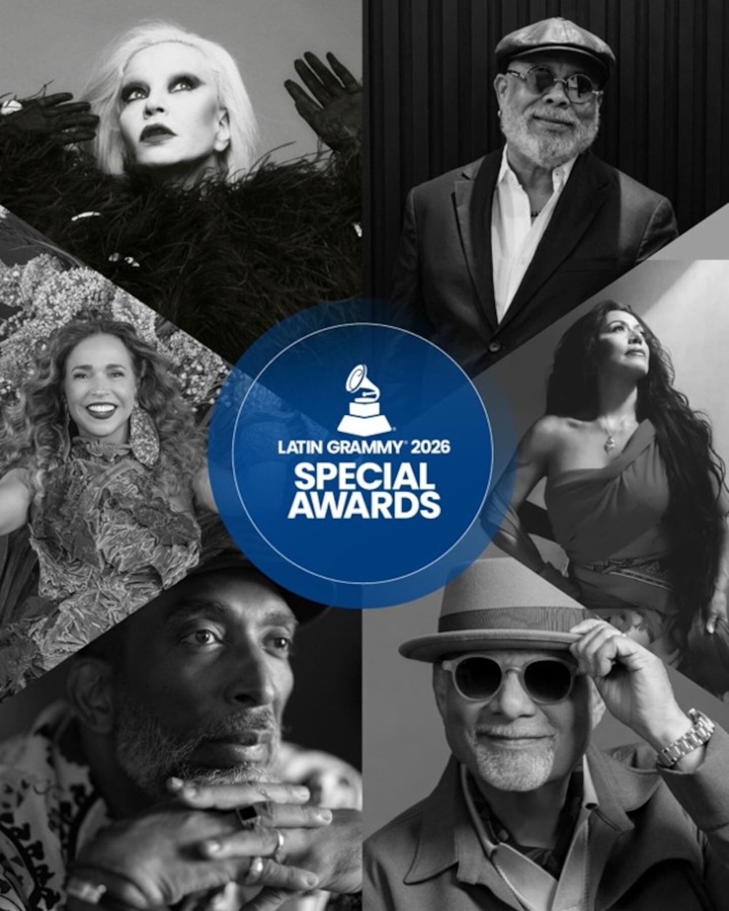 Los Latin Grammy 2026 homenajearán a cinco íconos de la música latina