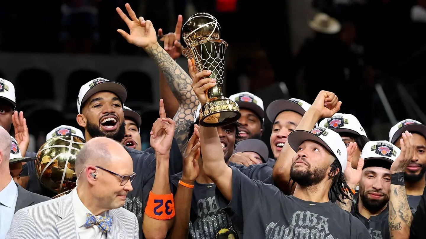 Celebración de los New York Knicks tras ganar la NBA